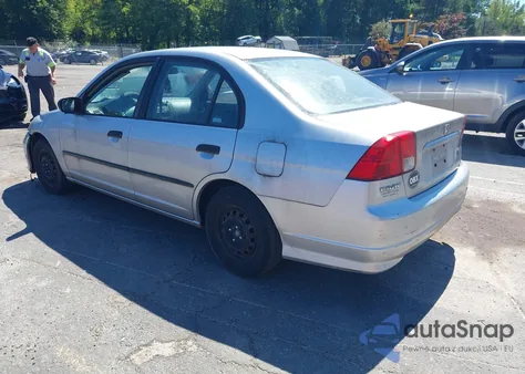 2005 Honda Civic Vp z USA, uszkodzony, nr VIN 2HGES16355H598159